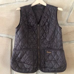 Barbour Brown Quilted Vest USA Size 8 (UK 12, EURO 38, BL/FR 40, SPA 42)